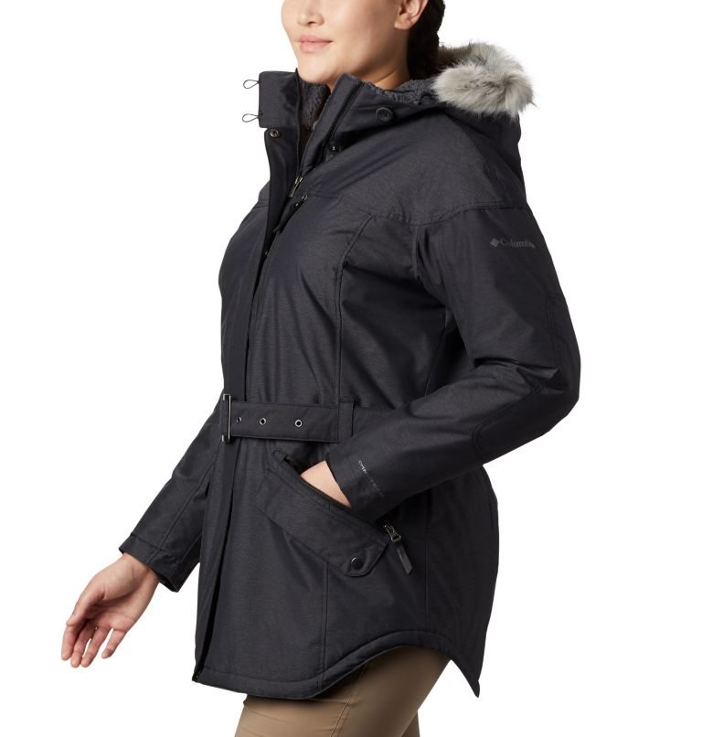 Women's Columbia Carson Pass II Jackets Black | Plus Size CA-GLCA8